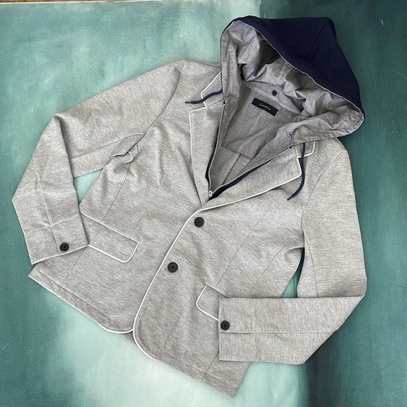 G Rageblue Two Layer Hoodie Blazer Jacket - Picture 8 of 15